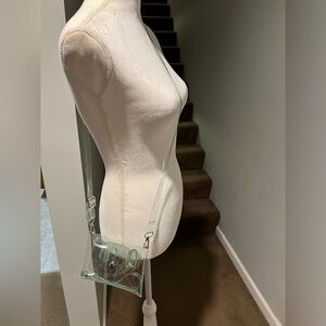 Clear Stadium Bag! Small - cross body.